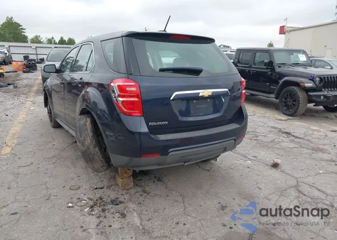 2017 Chevrolet Equinox Ls из США, поврежденный, VIN 2GNALBEK4H1581589